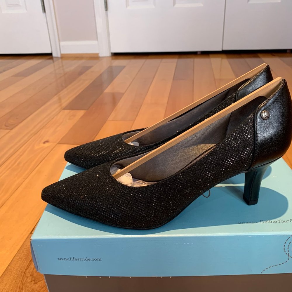 New Glitter Black Star Too Heels